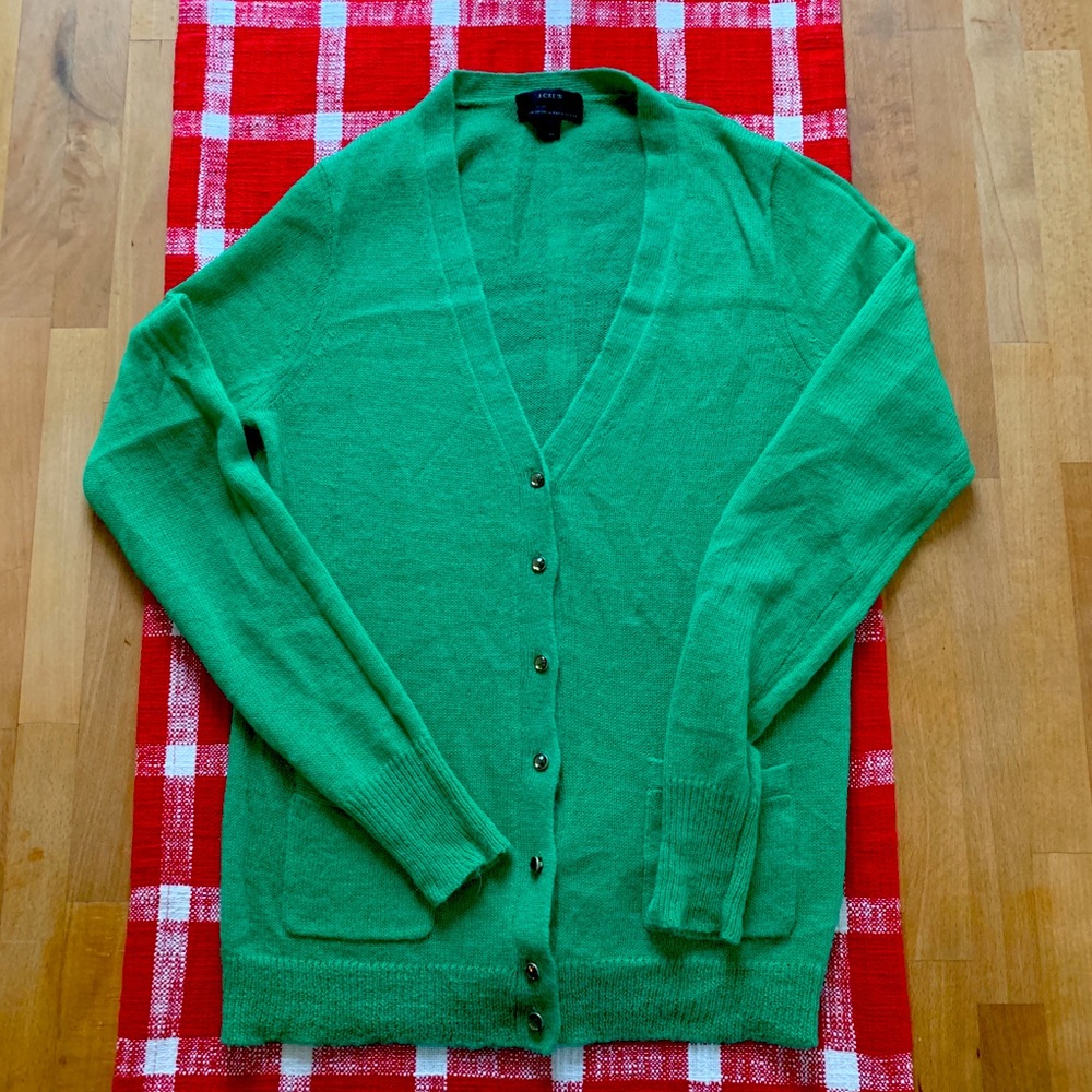 J.Crew Alpaca v-neck cardigan